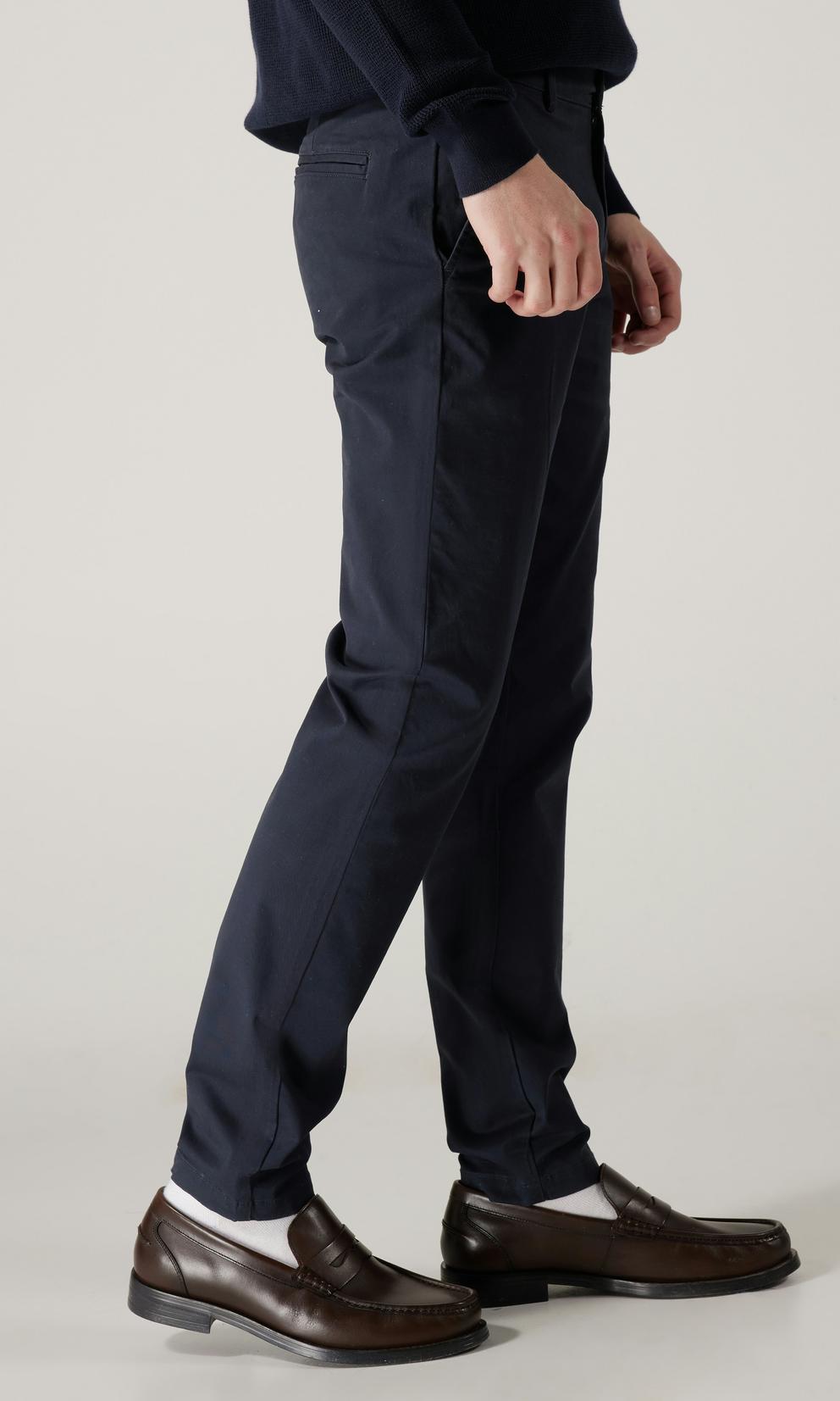 Vailent Slim Marinblå Herrchinos