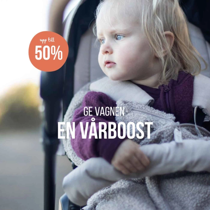 Upp till 50% på Vårboost för din barnvagn
