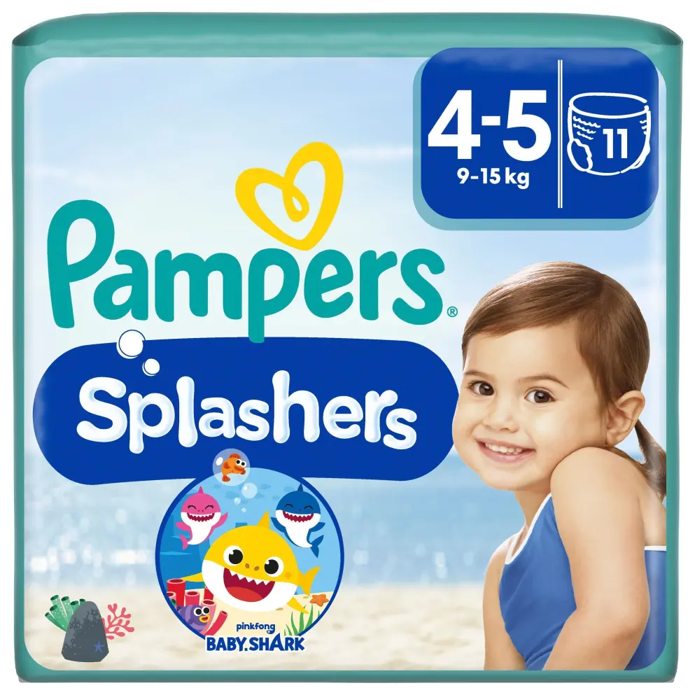 Pampers Splashers Engångsbadblöjor Storlek 4