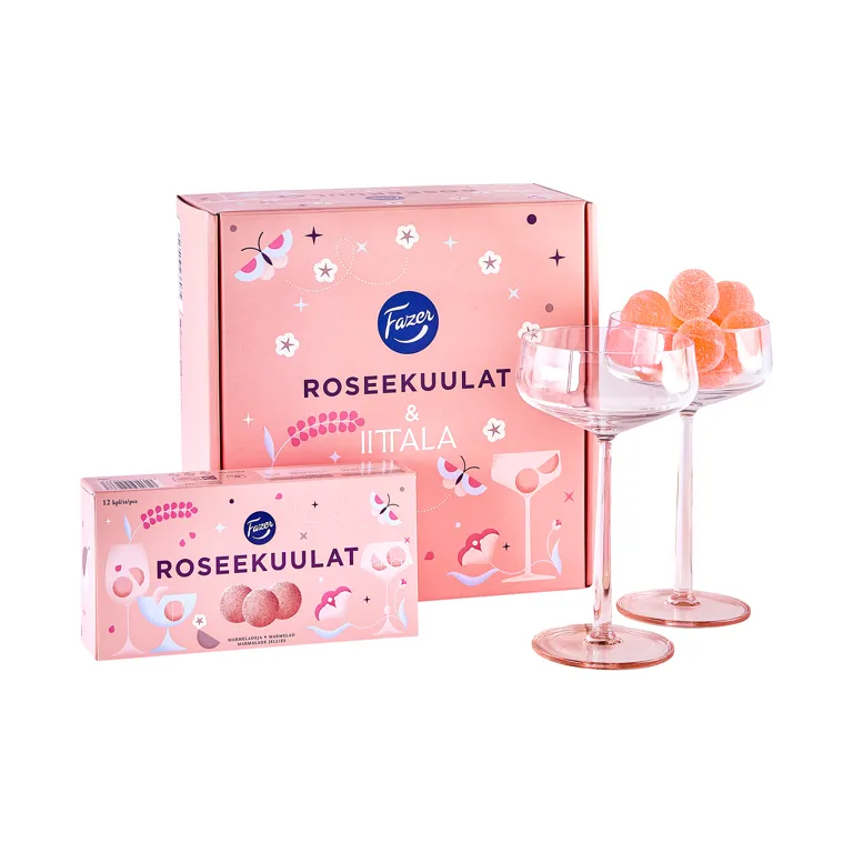 Fazer Rosékulor x Iittala.