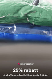 Vakuumpåsar för kläder, kuddar och täcken