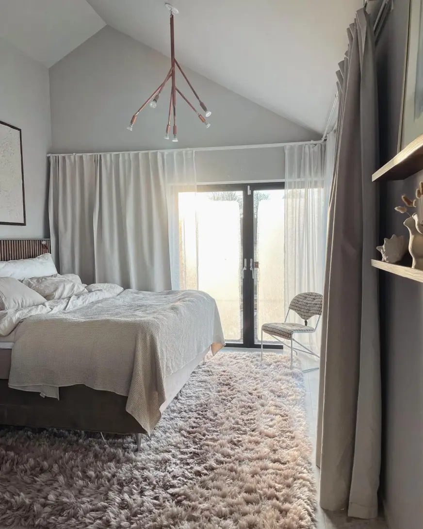 Nimbus Shape Beige Linne Ryamatta