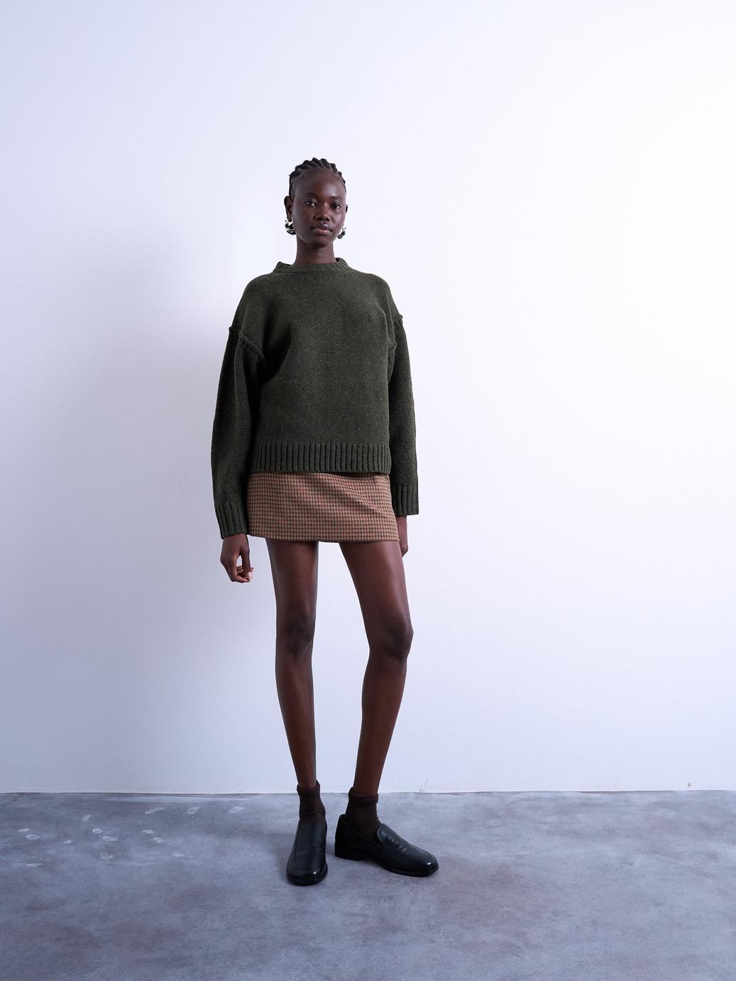 TSSALLY White Clear Pullover Top