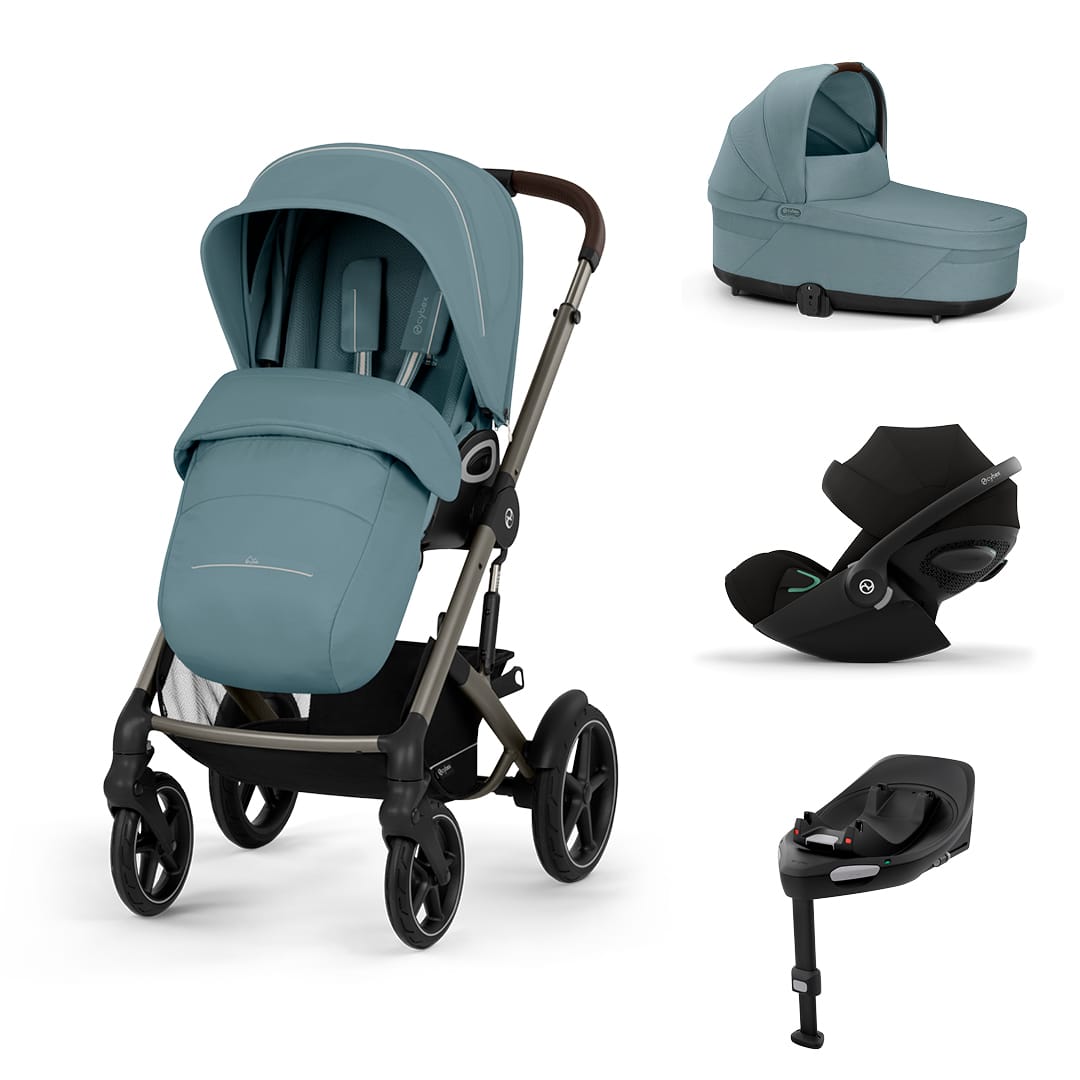 Talos S Lux+Cloud G Blå Barnvagn