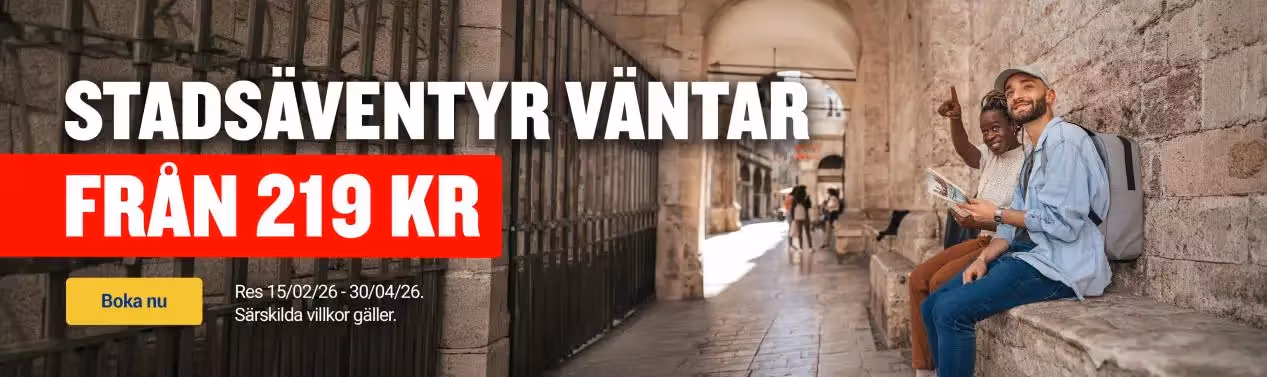 Ryanair Flyg från 219 kr