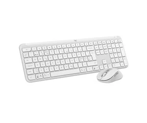 Logitech Signature Slim MK950 Tastaturset Vit