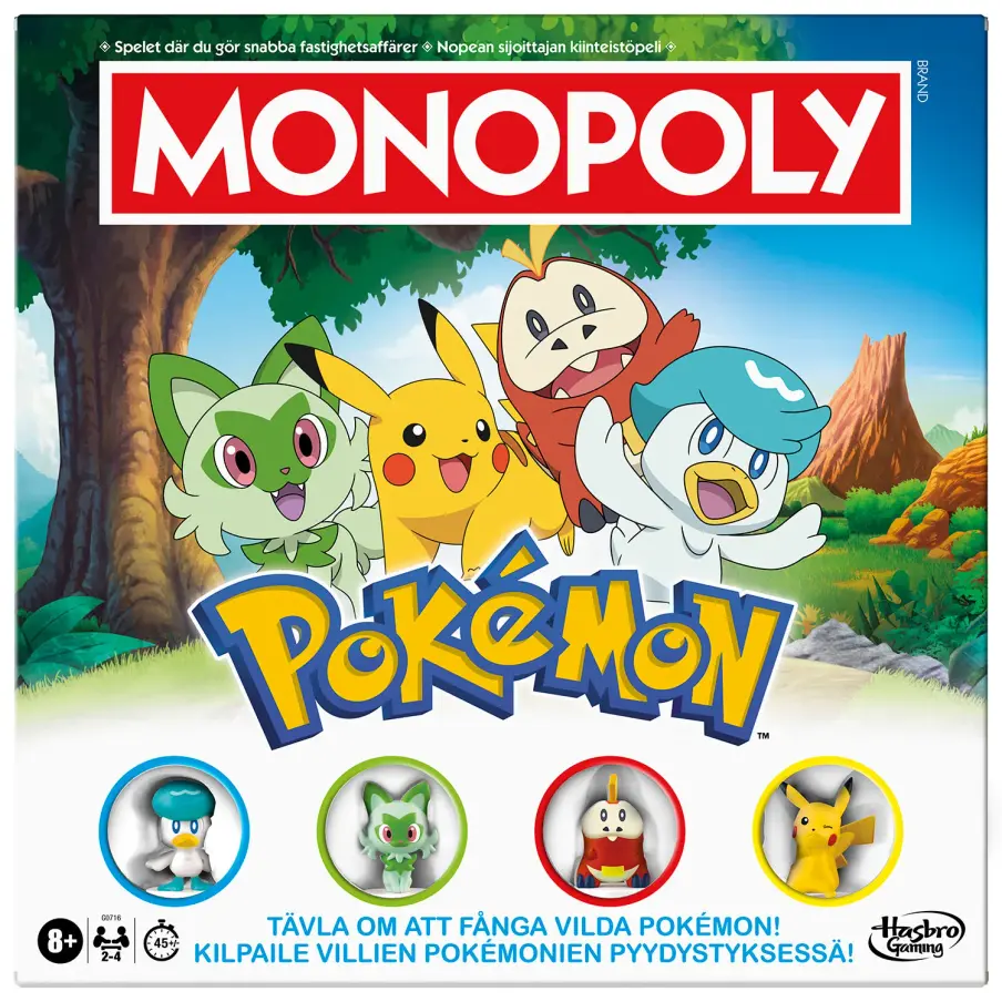 Monopoly Pokémon SE/FI Board Game