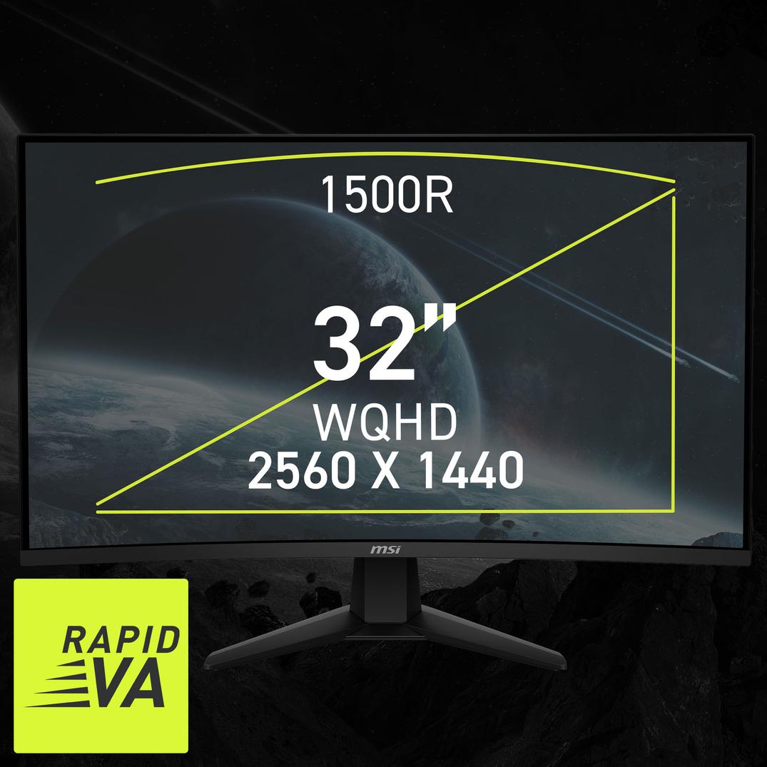 MSI MAG 32CQ6F 32" QHD Gaming Monitor