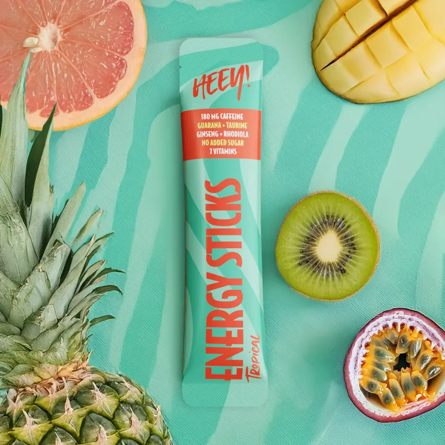 Heey! Energy Sticks Koffein Guarana Tropical 30 st