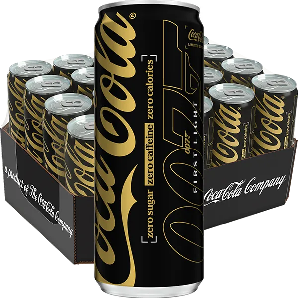 Coca Cola Zero Koffeinfri 33cl 20-pack