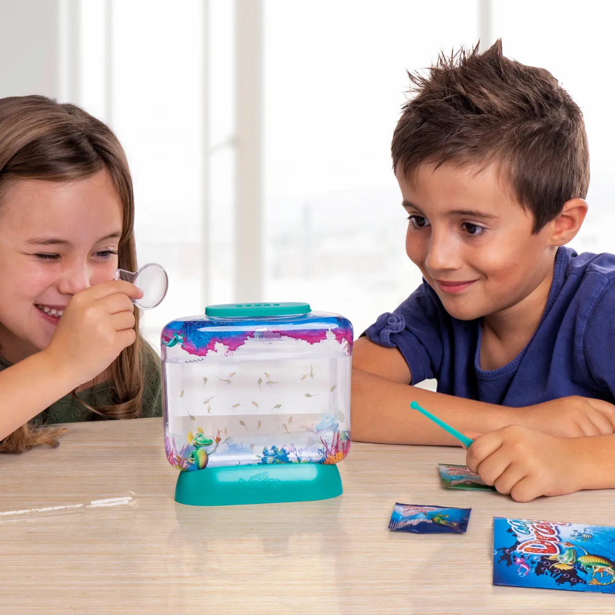 Aqua Dragons akvarium med LED-ljus