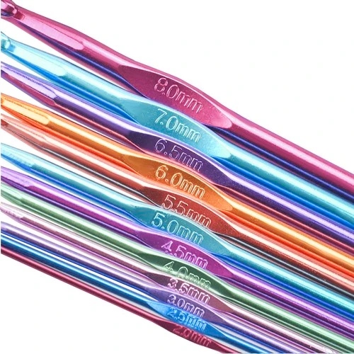 Set med 12 virknålar