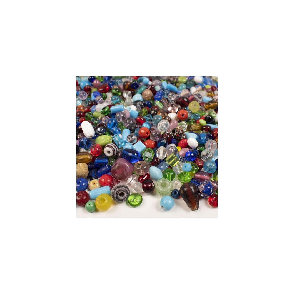 Glaspärlsmix 1 kg för smyckestillverkning