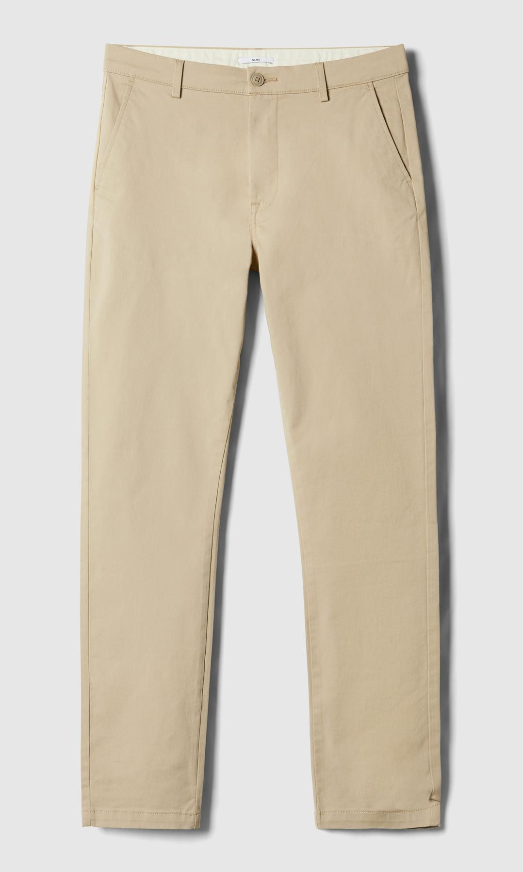 Vailent Slim Svarta Chinos Herr