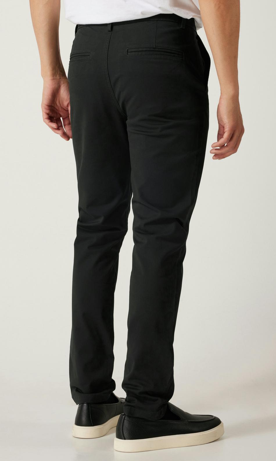 Vailent Slim Svarta Chinos Herr