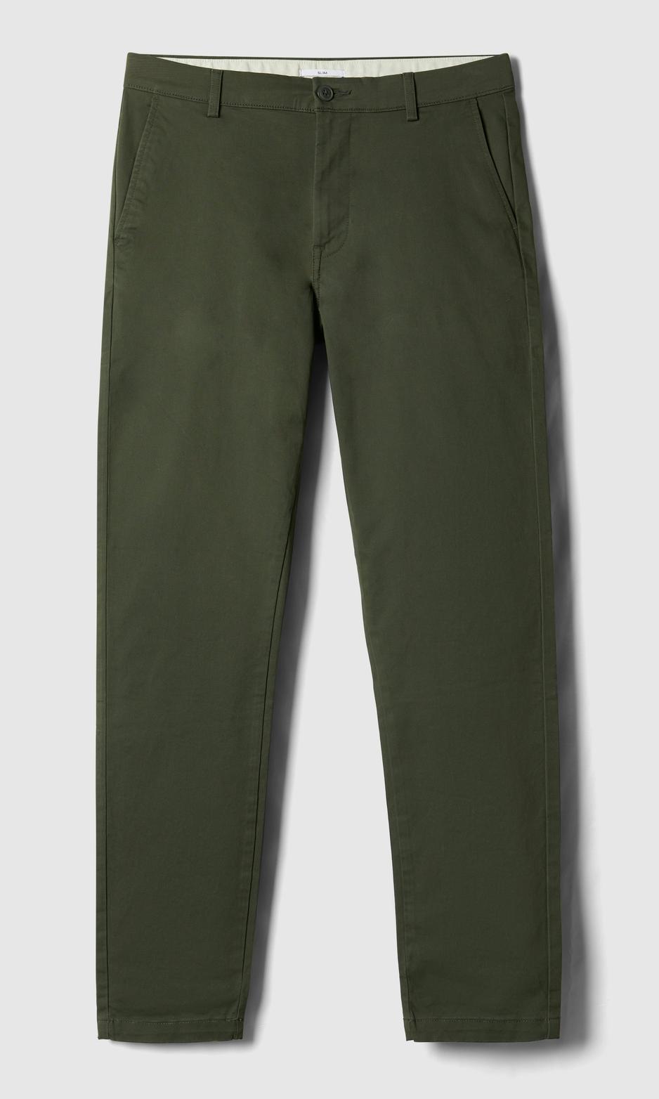 Vailent Slim Svarta Chinos Herr