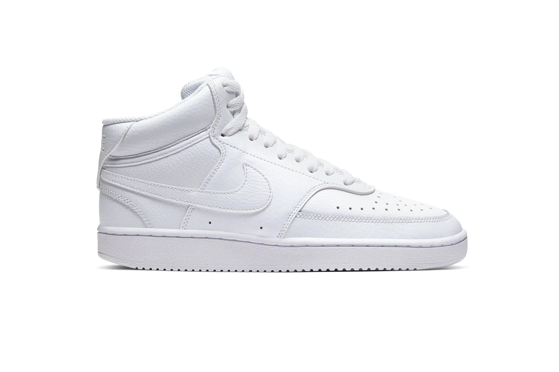 Court Vision Mid Leather Sneakers