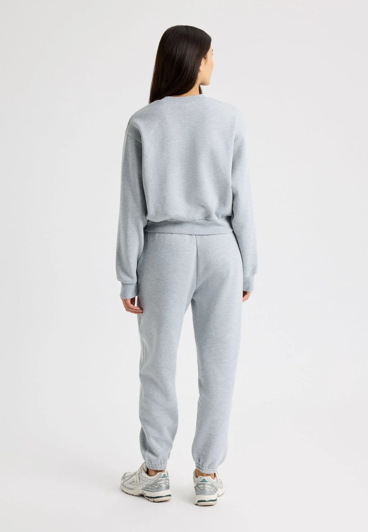 Mjuka borstad terry träningsbyxor