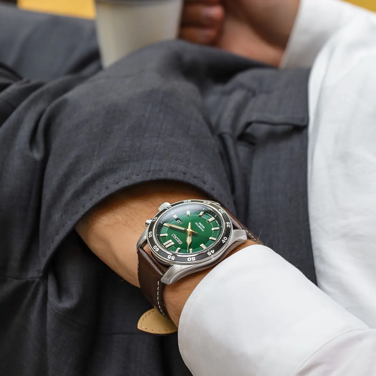 Seiko SKA791P1 Kinetic Herrklocka