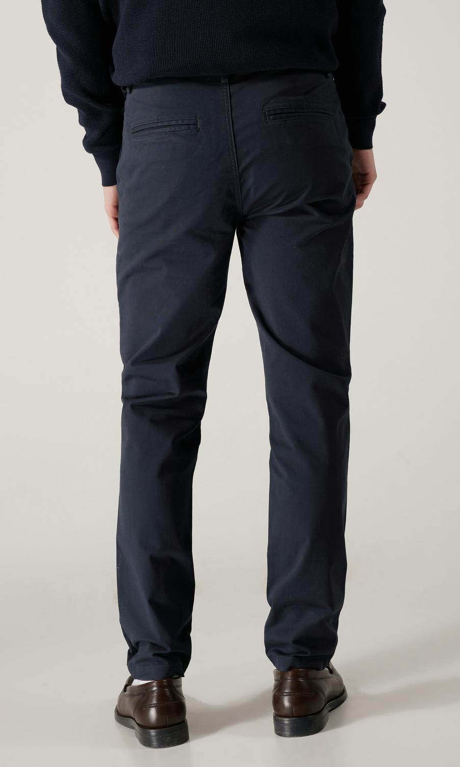 Vailent Slim Marinblå Herrchinos