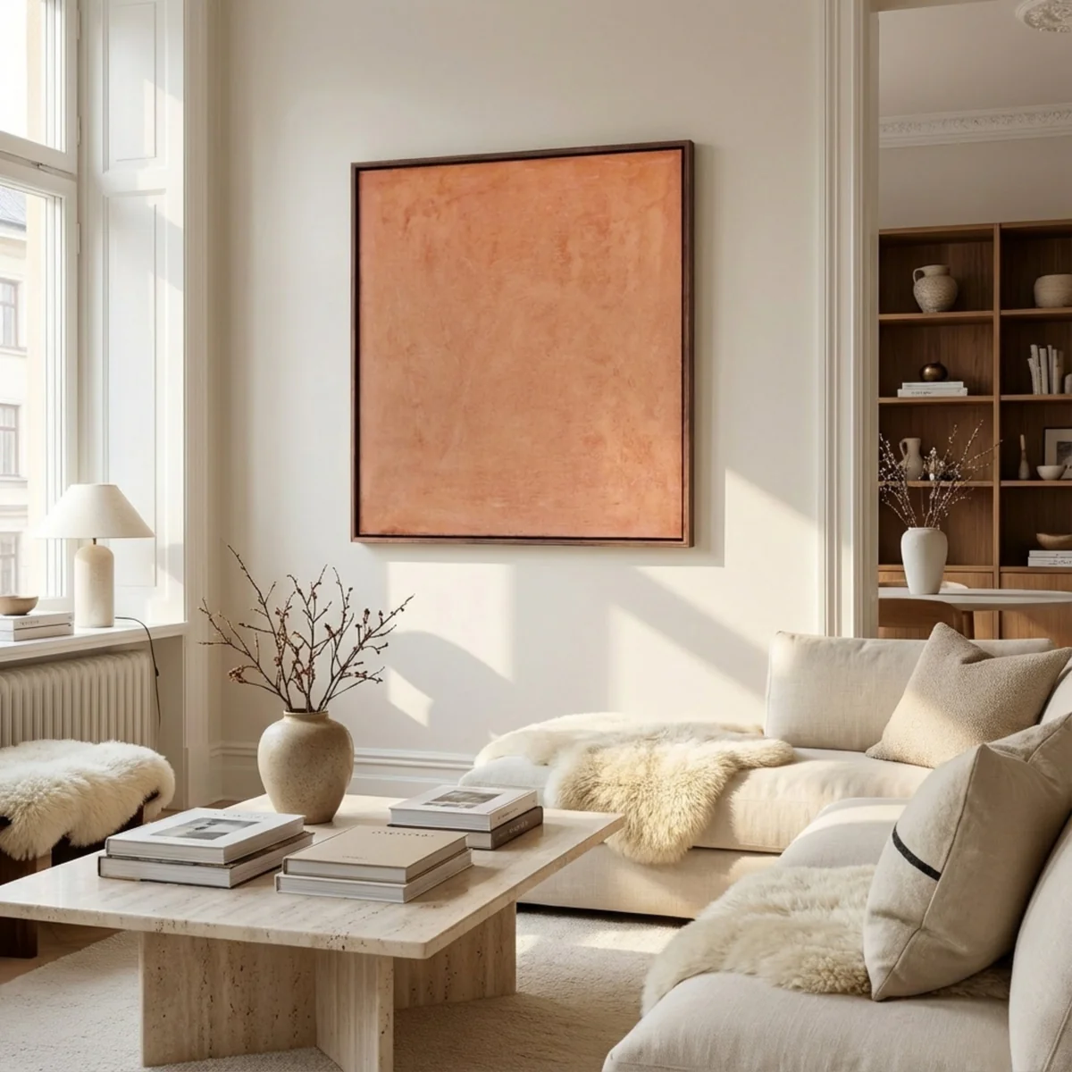 Marc Armand Handmålad Konst Borgholm Persika