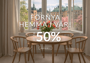Förnya hemma i vår! upp till 50%