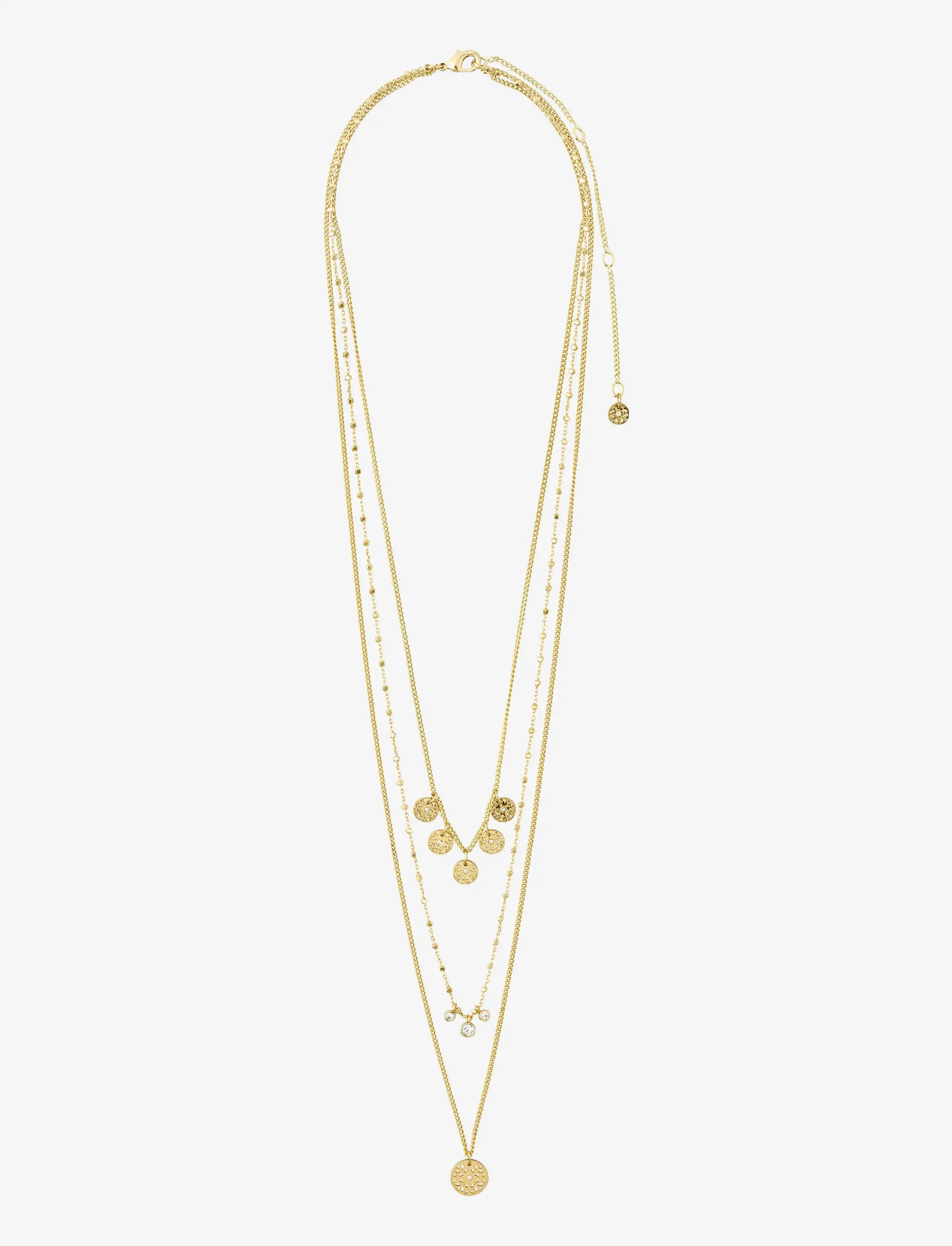 Pilgrim Carol Gold Layered Necklace