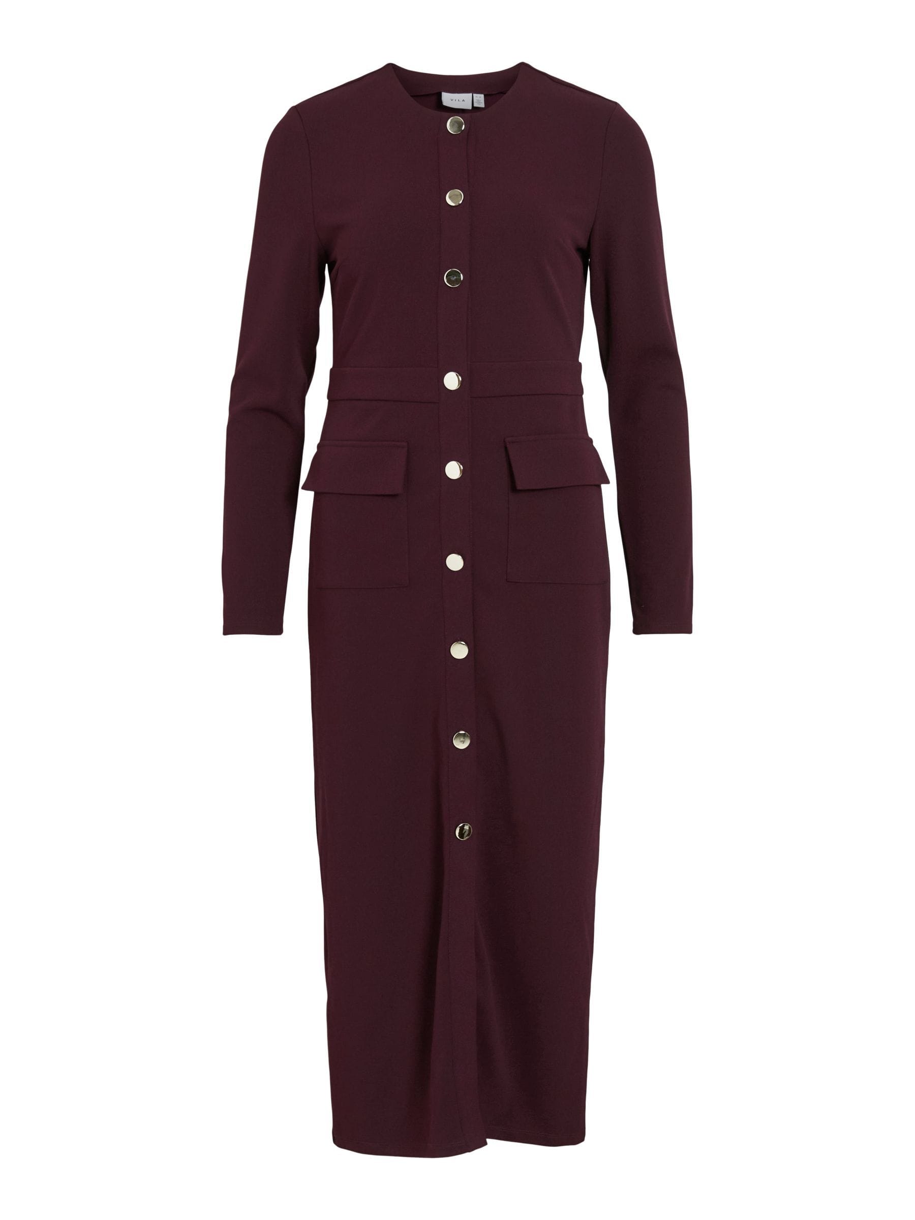 Elegant Svart Maxiklänning med Hög Hals