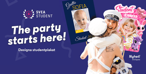 Gratis studentskylt