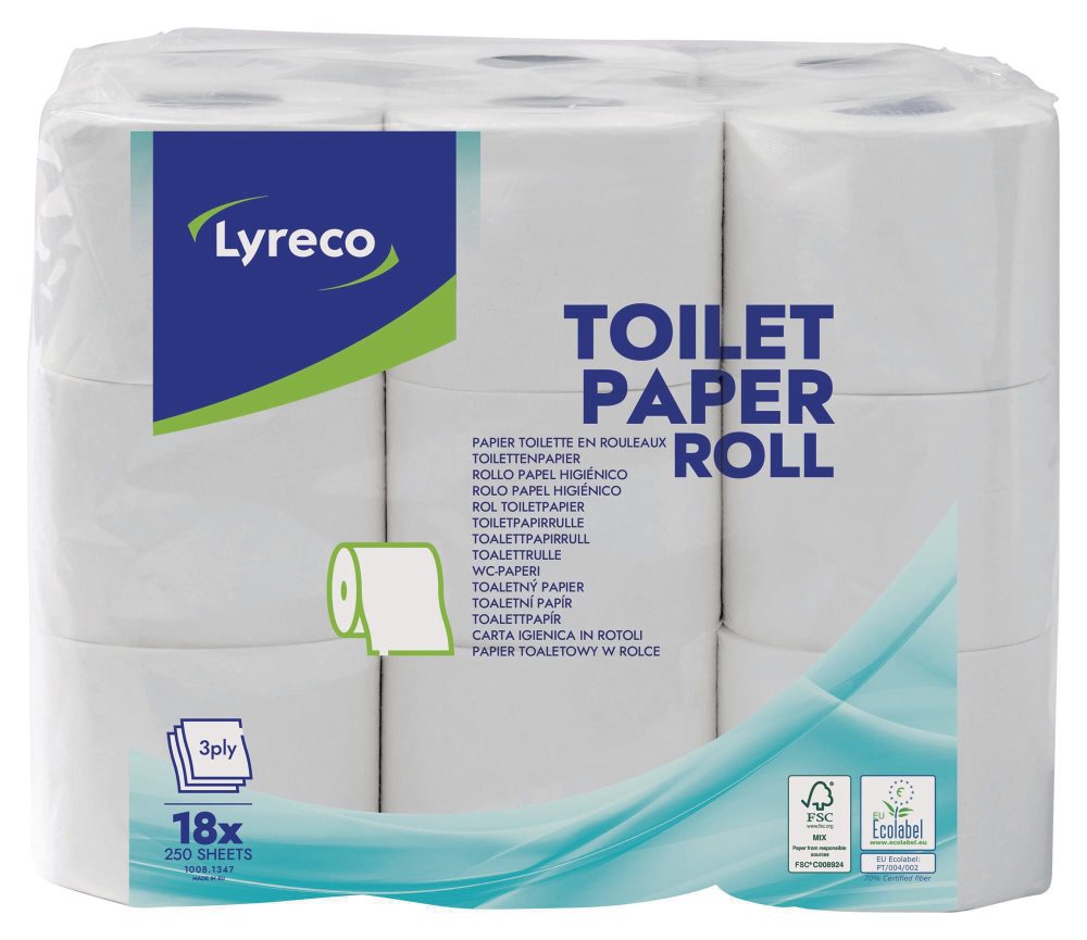 Toalettpapper TORK Uni T4 1-lag 6-pack