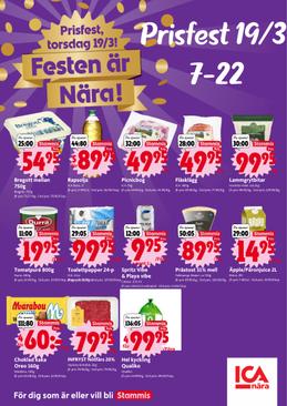 Stammisfest på ICA Lorensborg 19/3