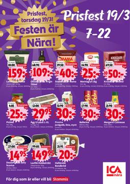 Stammisfest på ICA Lorensborg 19/3