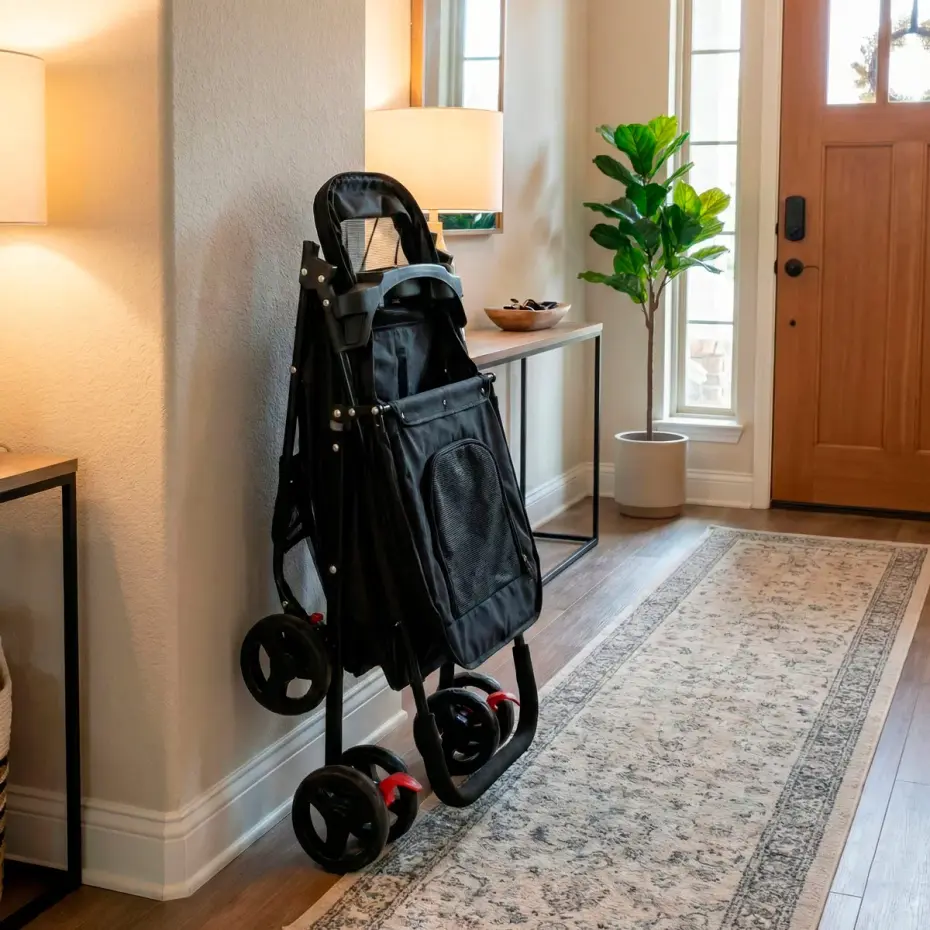 Trekker Hundvagn 15 kg Svart