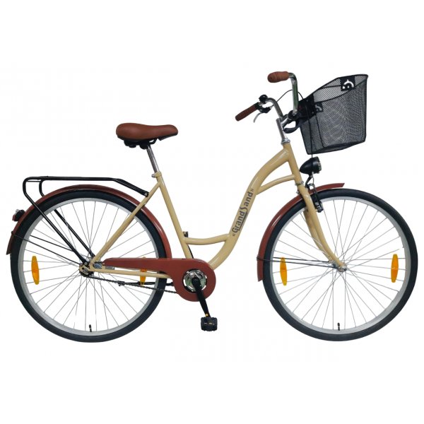 Damcykel City Cappuccino 28” Stålram