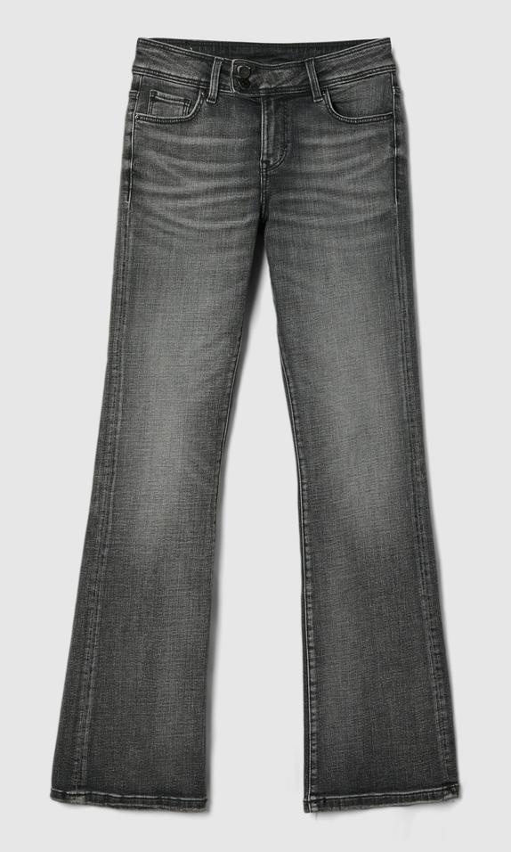 Vailent Bootcut Jeans Melerad Grå Dam