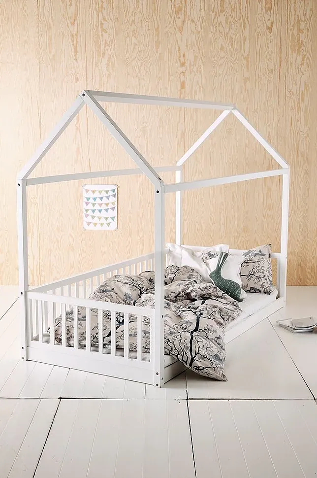 CASTILLO barnsäng 90x200 cm vit