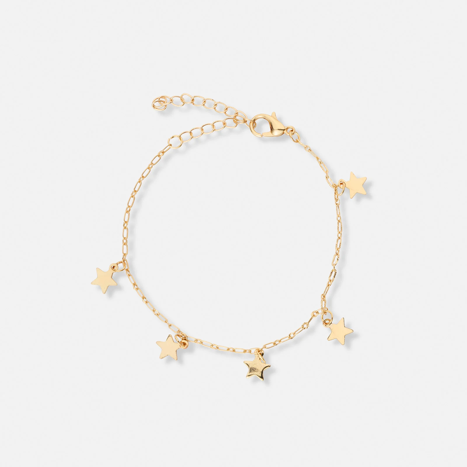 Elegant 4-pack guldfärgade armband