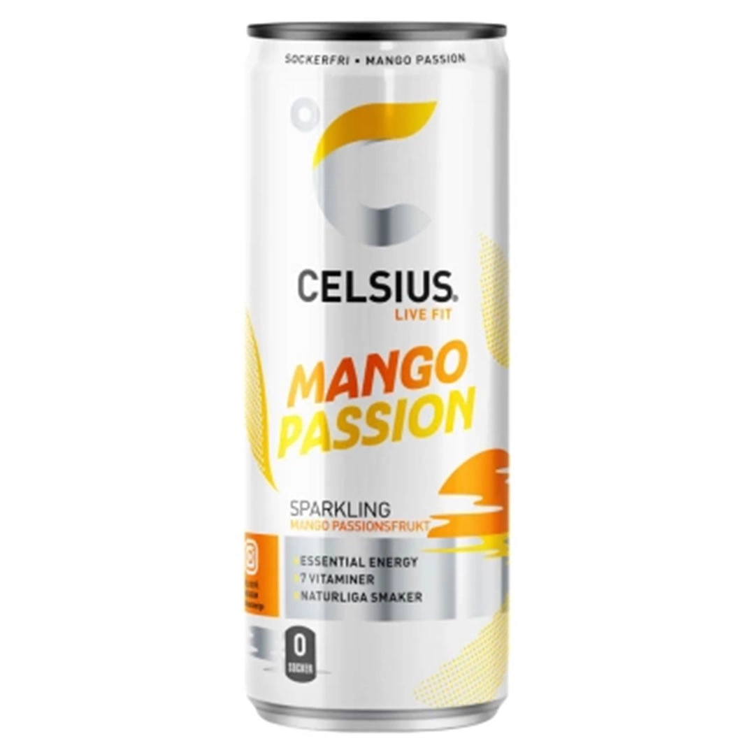 24 x Celsius Mango Passion 355 ml