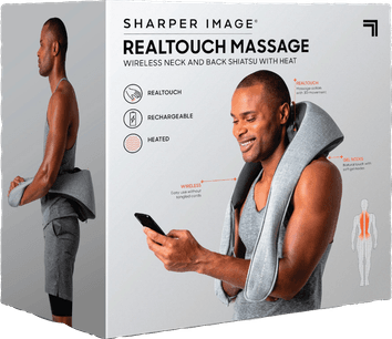 SHARPER IMAGE Realtouch Shiatsu Nack- och Ryggmassage
