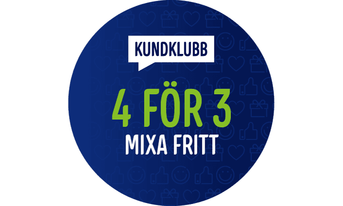 Elgiganten kundklubb – köp 4, betala för 3.