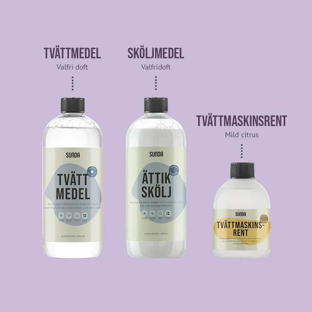 Sunda Prova-på Tvättkit Set
