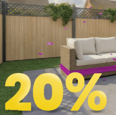 20 % rabatt hos vidaXL när du köper två utemöbler