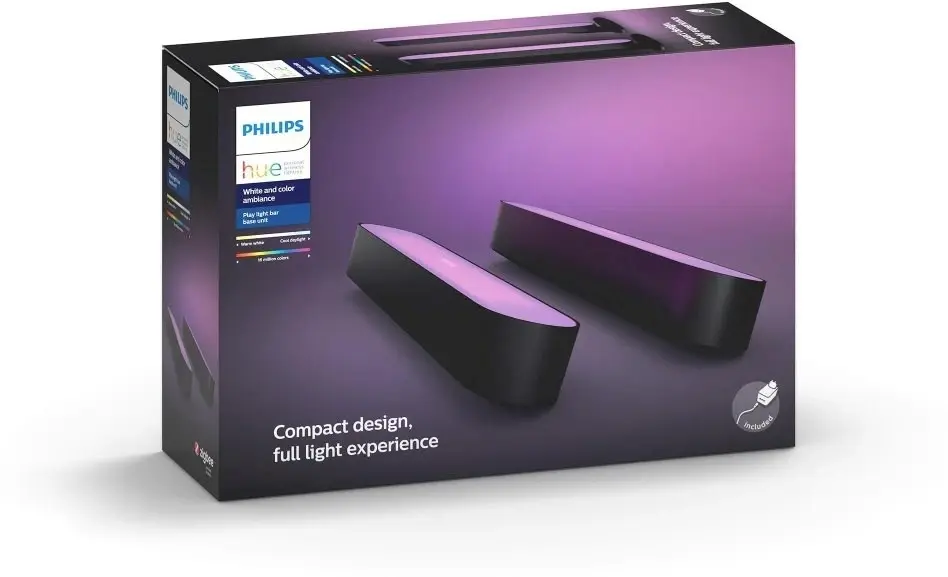 Philips Hue Play Light Bar 2-Pack Black