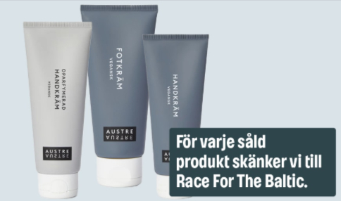 3 för 2 på hand- och fotkräm från Austre.