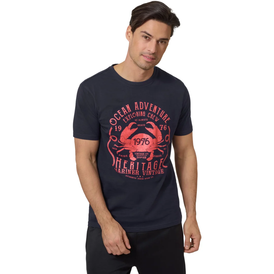 Firefly Printed Blue M T-Shirt