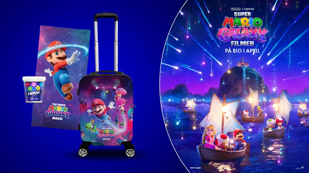 Vinn ett exklusivt resepaket med Super Mario Galaxy Filmen