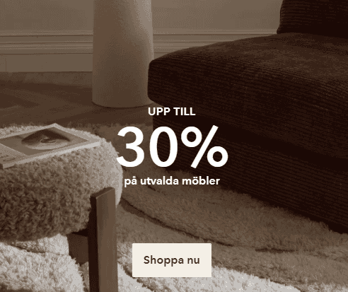 Ellos - 30% på möbler