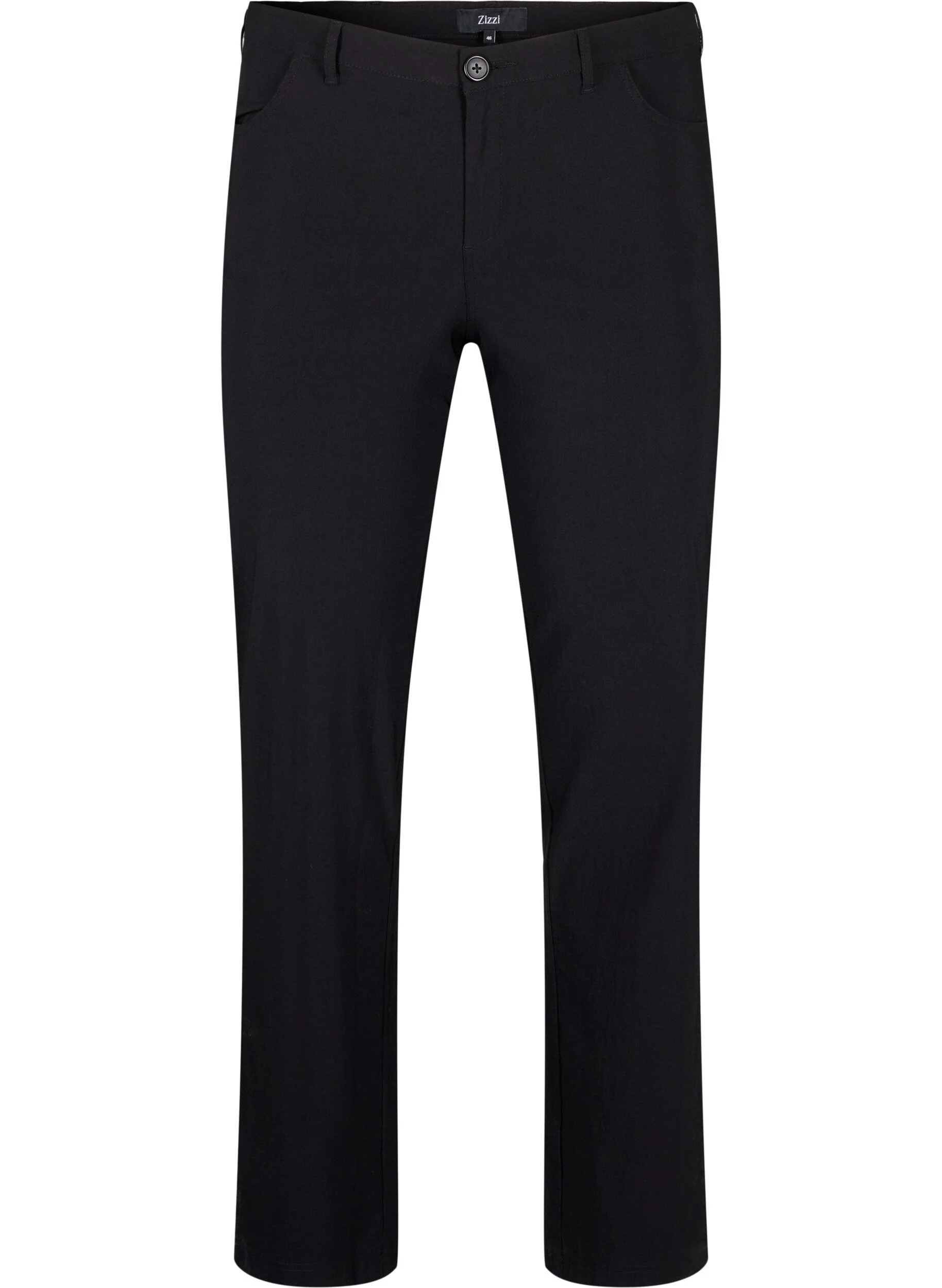 Klassiska gröna byxor i viskosblandning