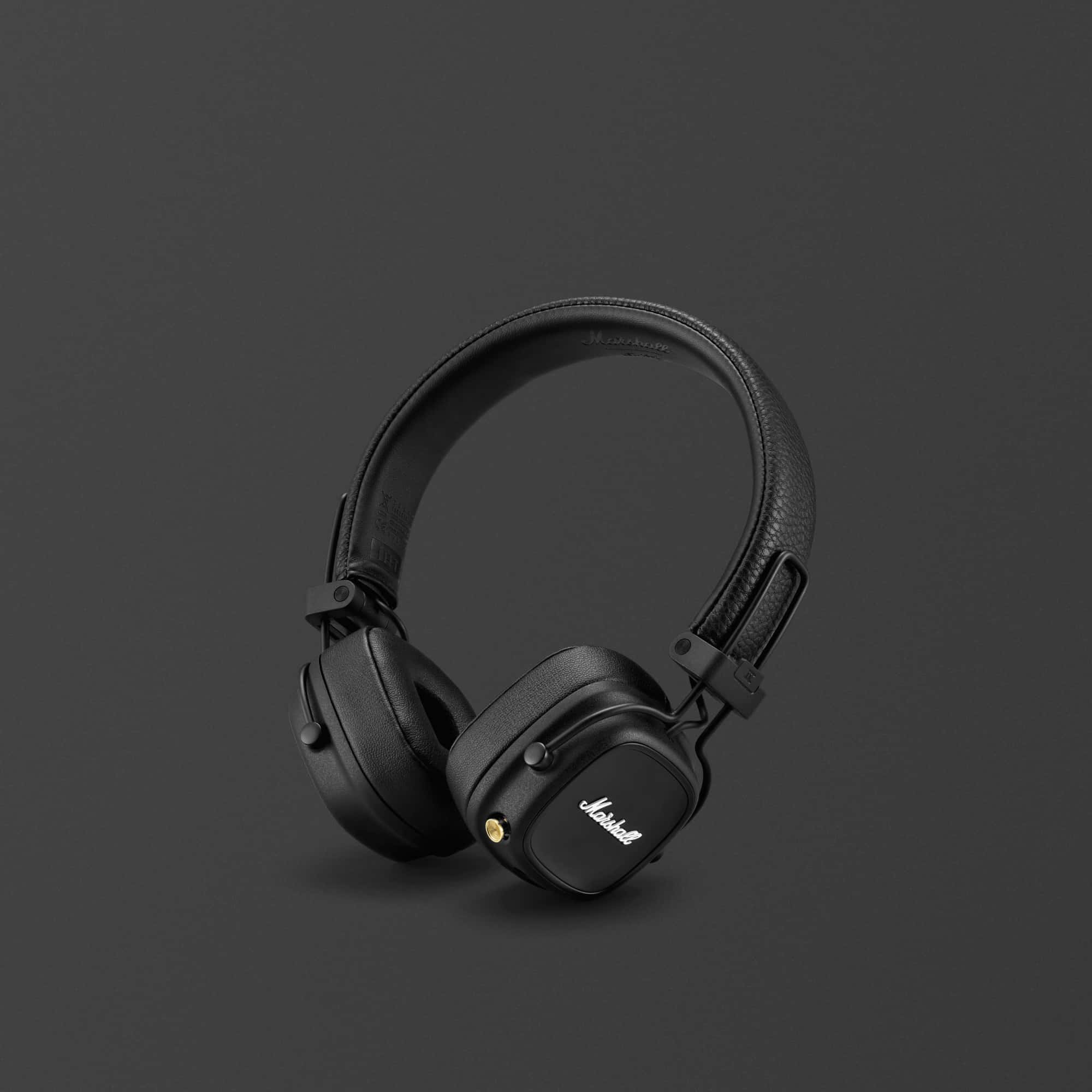 Major IV Black Wireless On‑Ear Headphones
