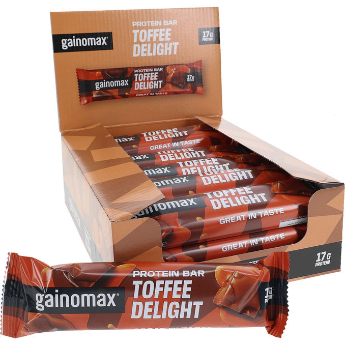 Gainomax Proteinbar Toffee 15-pack